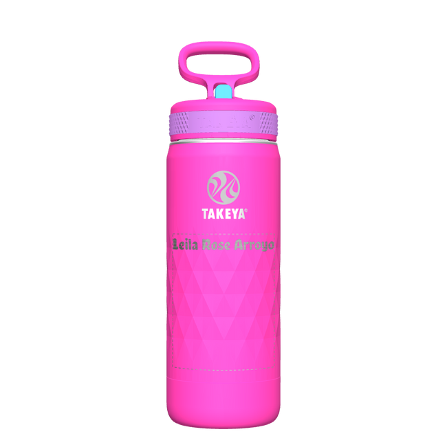 Kids Sport Water Bottle with Straw Lid - customized