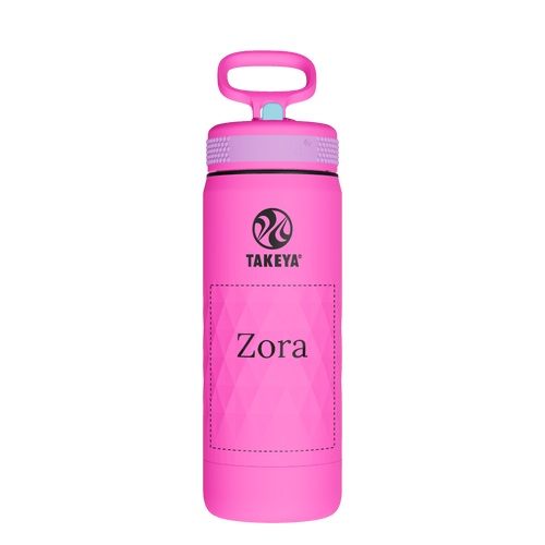 Kids Sport Water Bottle with Straw Lid - customized