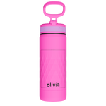Kids Sport Water Bottle With Straw Lid - customized