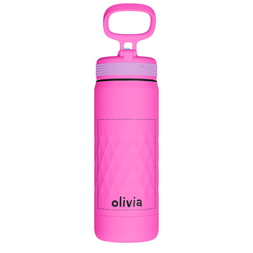 Kids Sport Water Bottle With Straw Lid - customized
