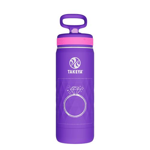 Kids Sport Water Bottle With Straw Lid - customized