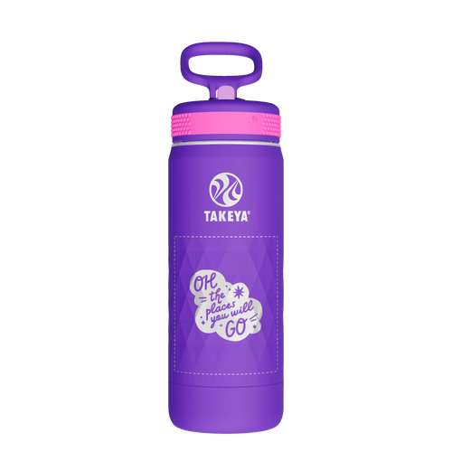 Kids Sport Water Bottle With Straw Lid - customized