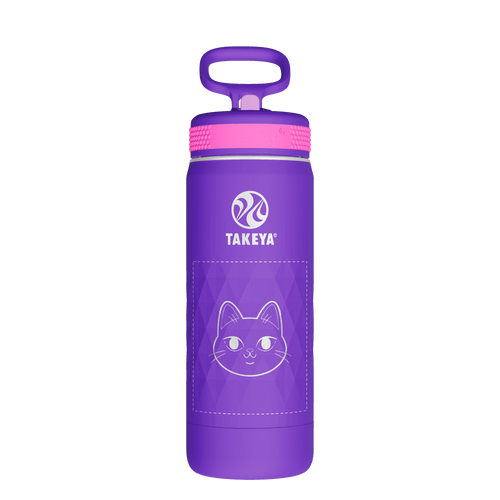 Kids Sport Water Bottle With Straw Lid - customized