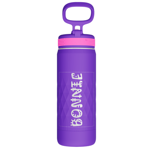 Kids Sport Water Bottle With Straw Lid - customized