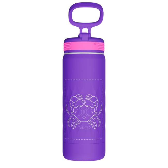 Kids Sport Water Bottle With Straw Lid - customized