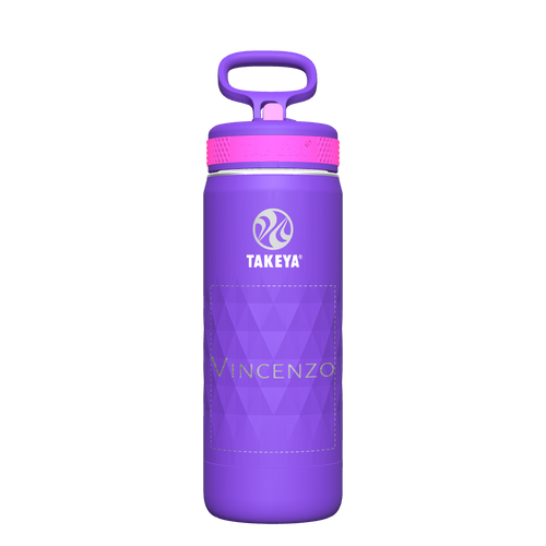 Kids Sport Water Bottle with Straw Lid - customized