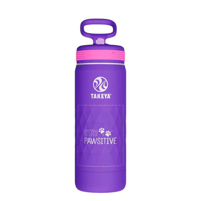 Kids Sport Water Bottle With Straw Lid - customized