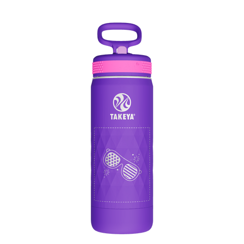 Kids Sport Water Bottle With Straw Lid - customized