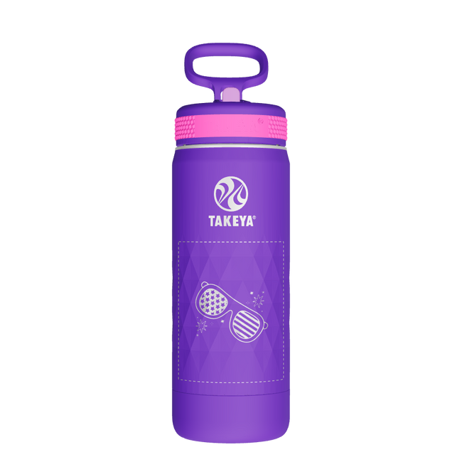 Kids Sport Water Bottle With Straw Lid - customized