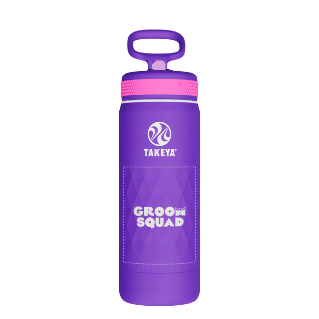 Kids Sport Water Bottle With Straw Lid - customized