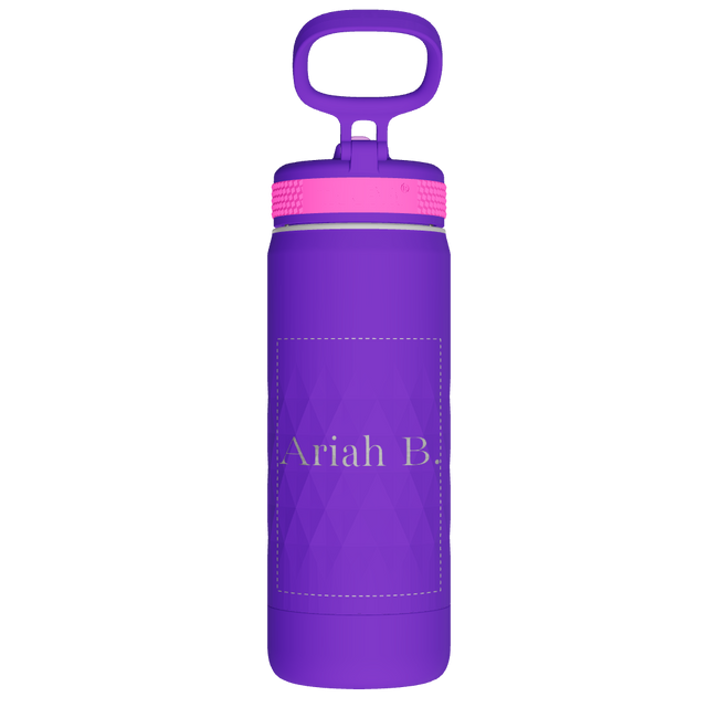 Kids Sport Water Bottle with Straw Lid - customized