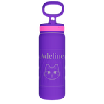 Kids Sport Water Bottle with Straw Lid - customized