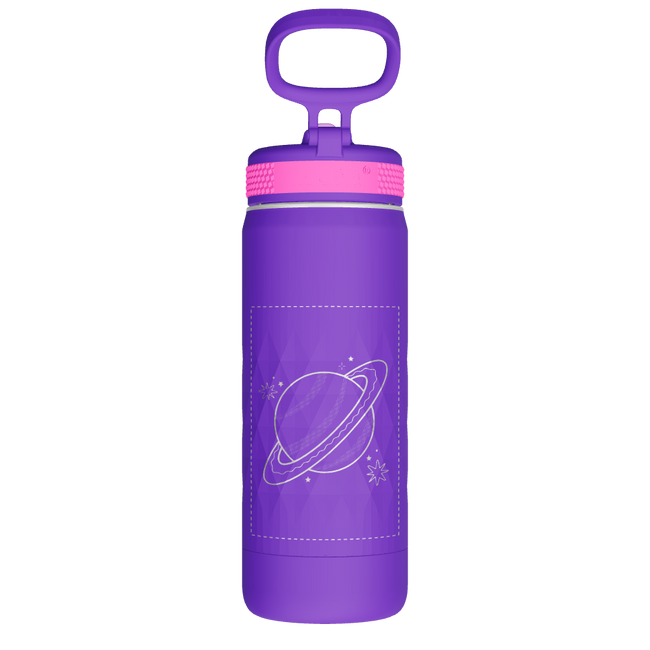 Kids Sport Water Bottle With Straw Lid - customized