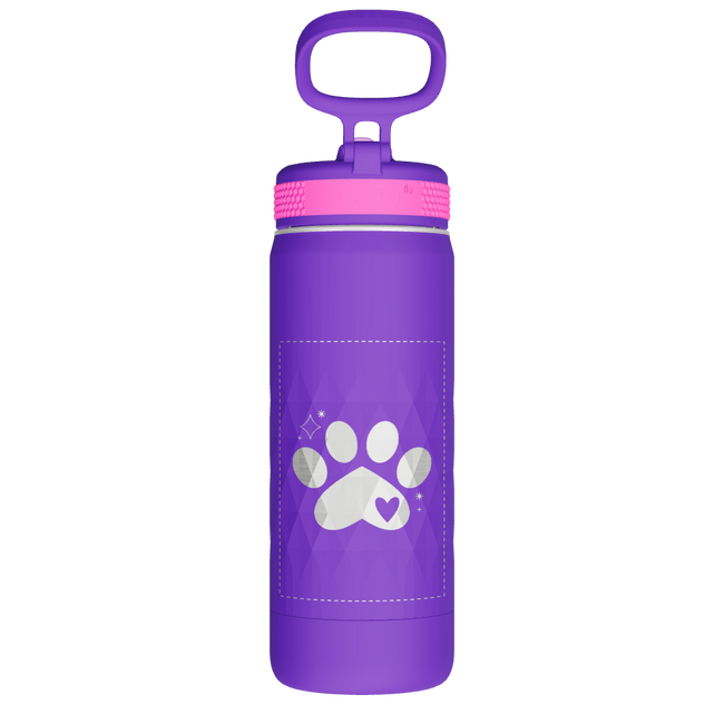Kids Sport Water Bottle With Straw Lid - customized