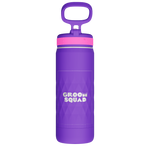 Kids Sport Water Bottle With Straw Lid - customized