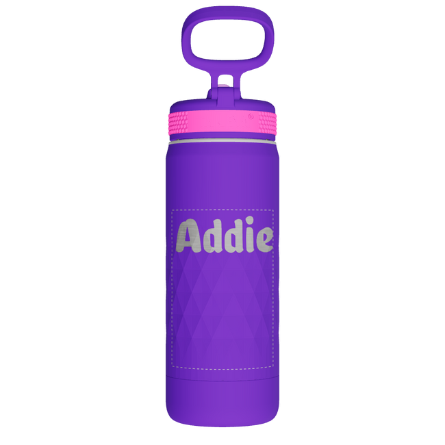 Kids Sport Water Bottle With Straw Lid - customized