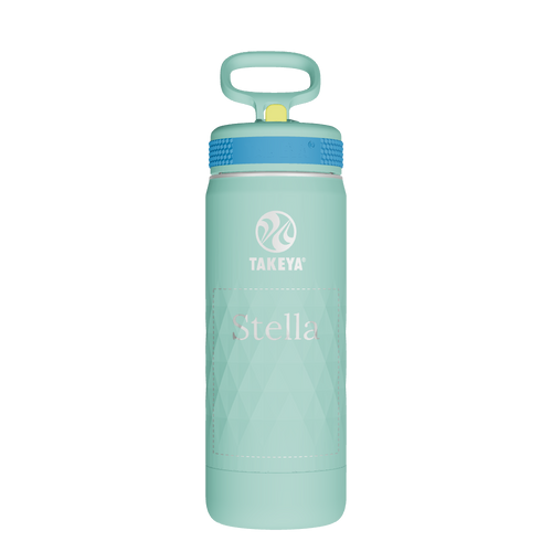 Kids Sport Water Bottle with Straw Lid - customized