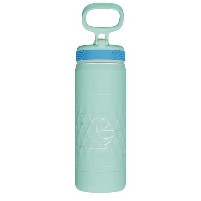 Kids Sport Water Bottle with Straw Lid - customized