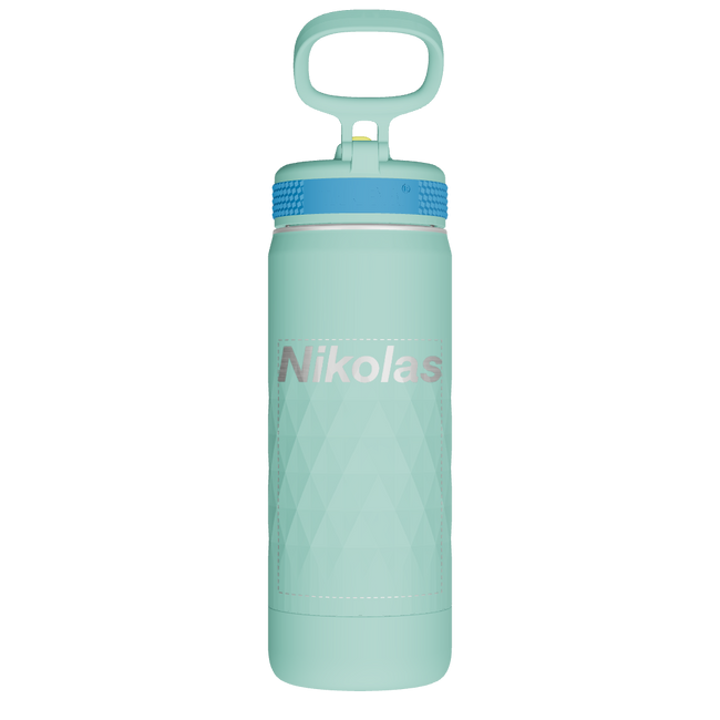Kids Sport Water Bottle With Straw Lid - customized