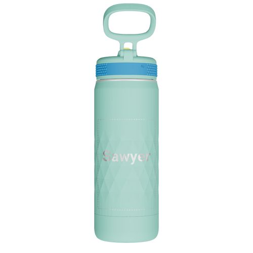 Kids Sport Water Bottle With Straw Lid - customized