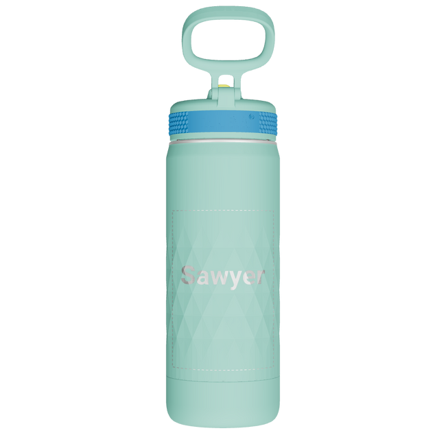 Kids Sport Water Bottle With Straw Lid - customized