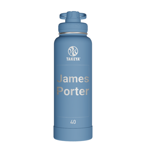 Actives Water Bottle With Spout Lid - customized