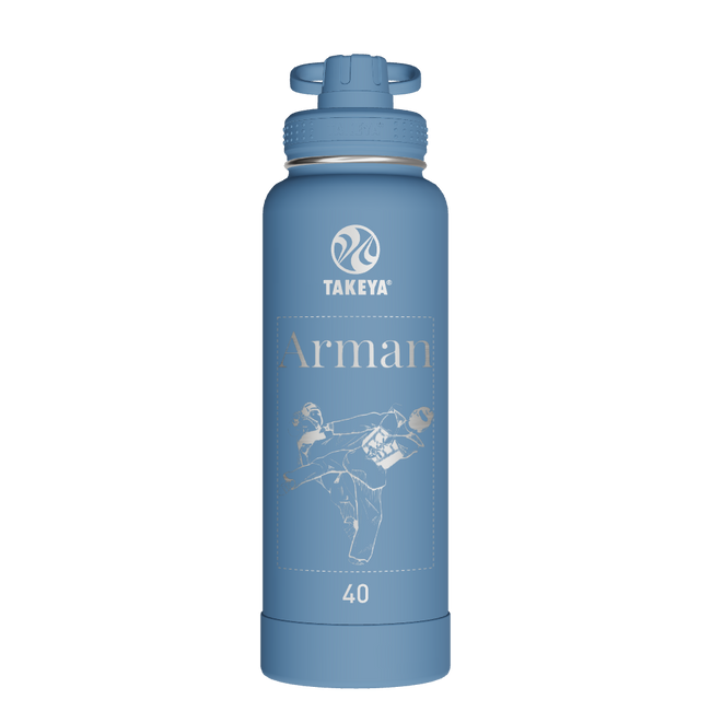 Actives Water Bottle With Spout Lid - customized