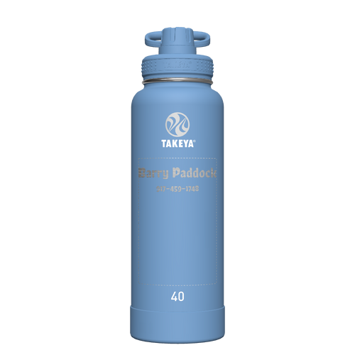 Actives Water Bottle With Spout Lid - customized
