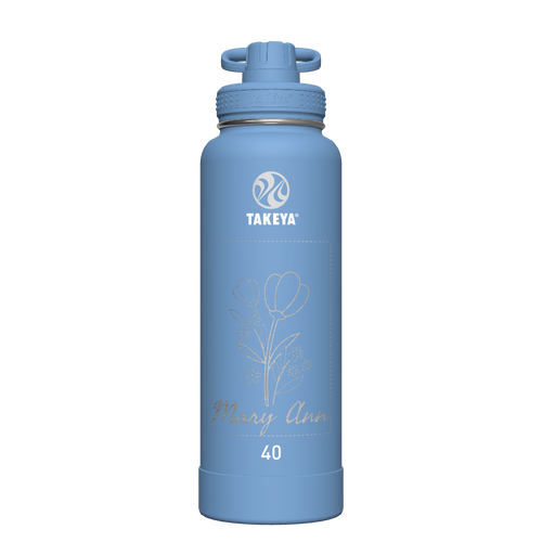 Actives Water Bottle With Spout Lid - customized