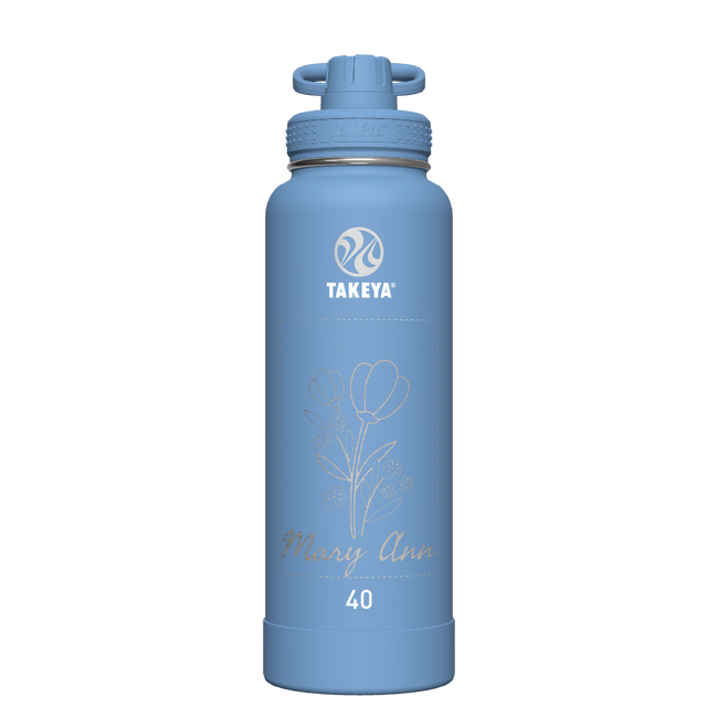 Actives Water Bottle With Spout Lid - customized