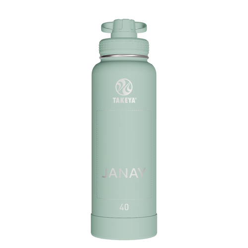Actives Water Bottle With Spout Lid - customized
