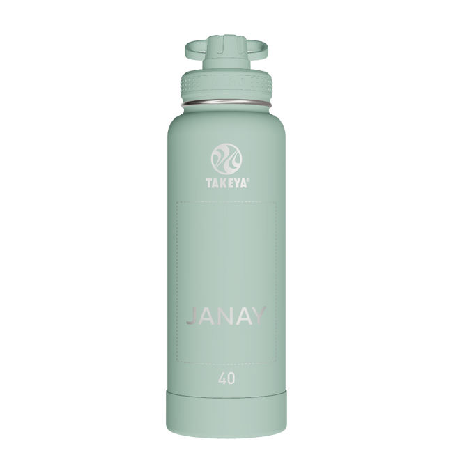 Actives Water Bottle With Spout Lid - customized