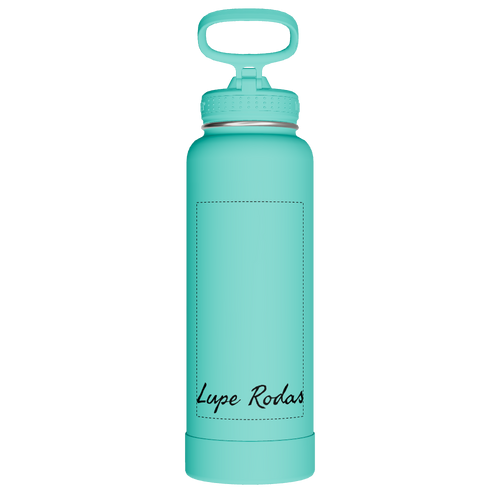 Actives Water Bottle With Straw Lid - customized