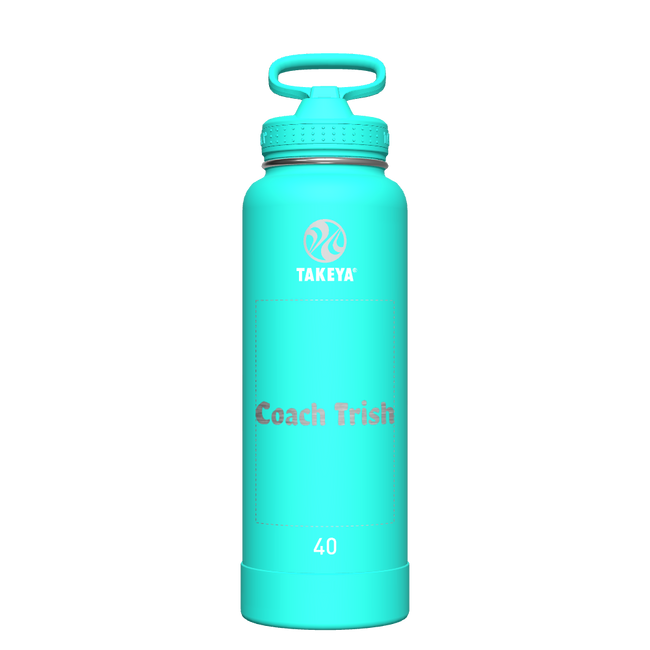 Actives Water Bottle With Straw Lid - customized