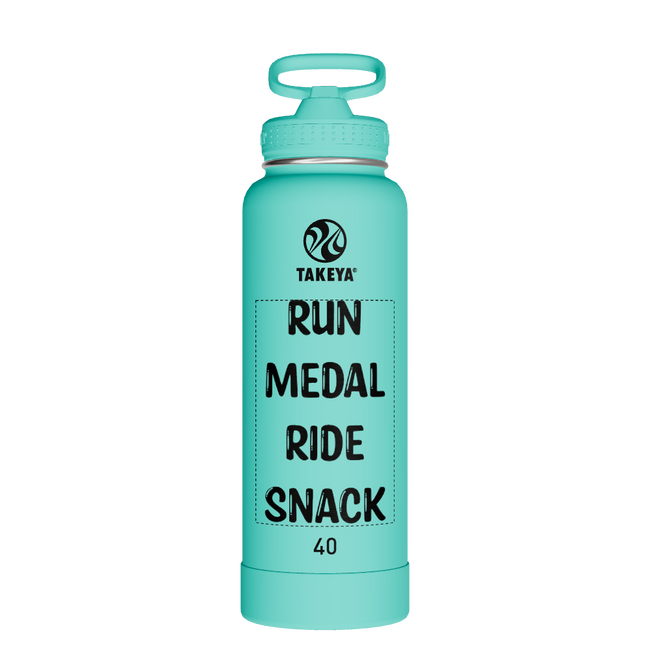 Actives Water Bottle With Straw Lid - customized