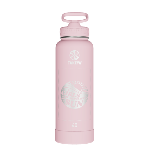 Actives Water Bottle With Straw Lid - customized