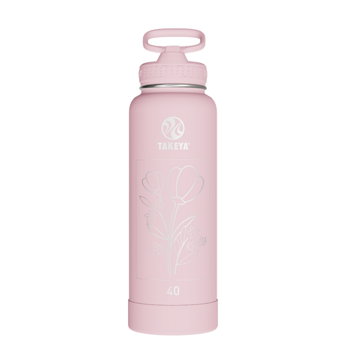 Actives Water Bottle With Straw Lid - customized
