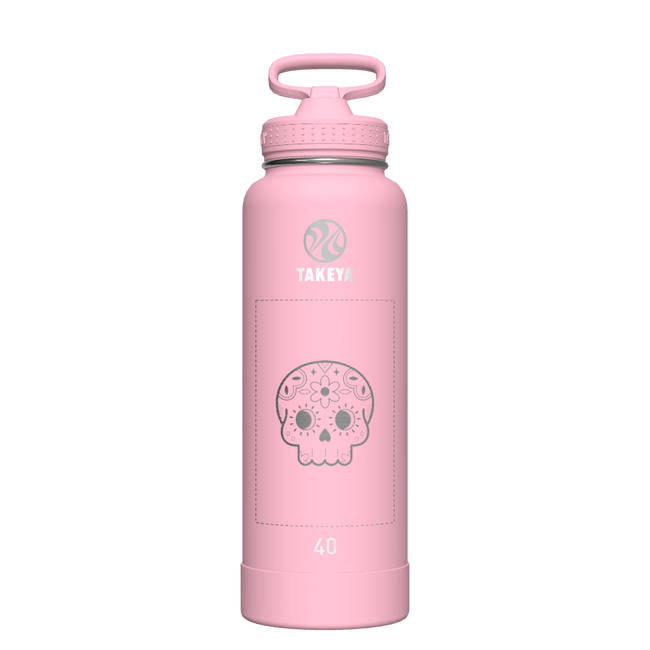 Actives Water Bottle With Straw Lid - customized