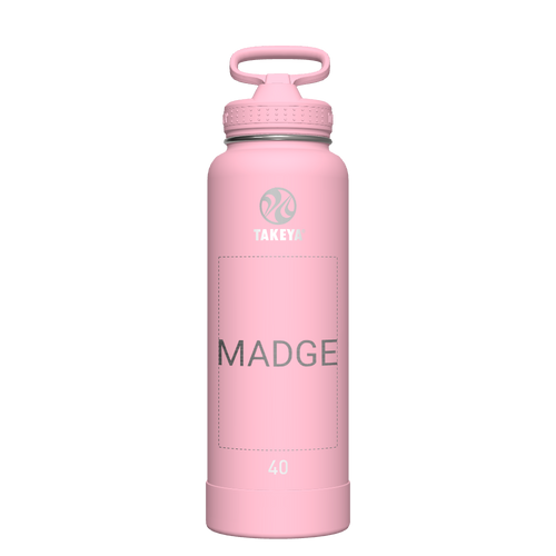 Actives Water Bottle With Straw Lid - customized