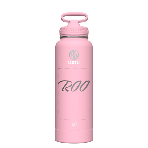 Actives Water Bottle With Straw Lid - customized