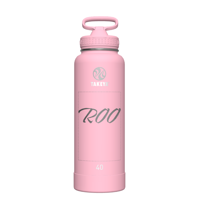 Actives Water Bottle With Straw Lid - customized
