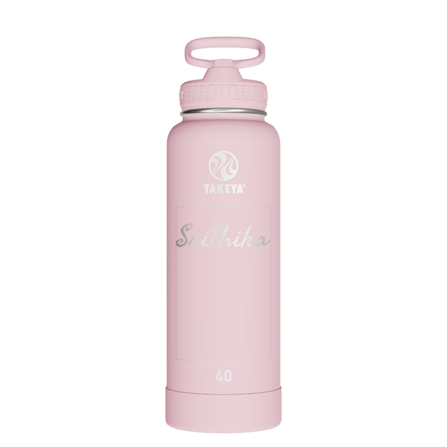 Actives Water Bottle With Straw Lid - customized