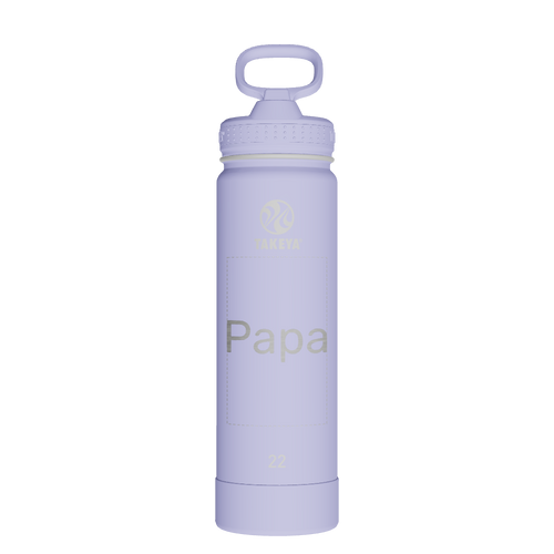 Actives Water Bottle With Straw Lid - customized