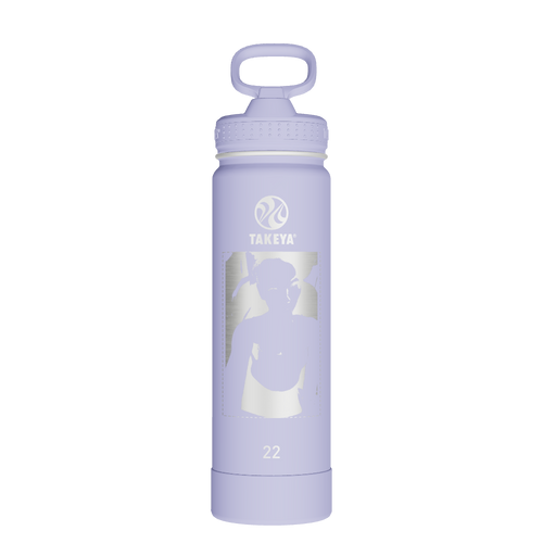 Actives Water Bottle With Straw Lid - customized