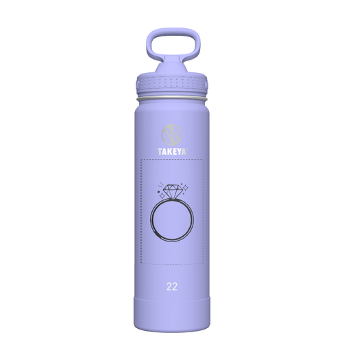 Actives Water Bottle With Straw Lid - customized