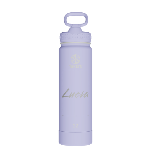 Actives Water Bottle With Straw Lid - customized
