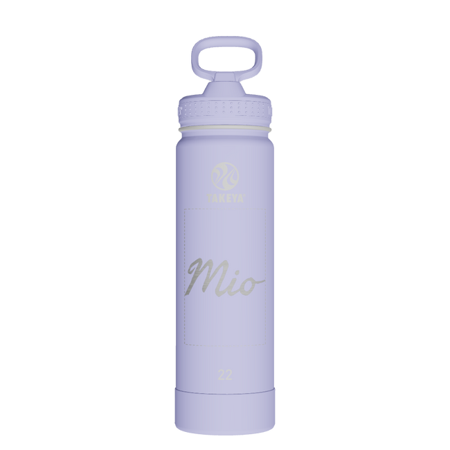 Actives Water Bottle With Straw Lid - customized