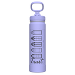 Actives Water Bottle With Straw Lid - customized