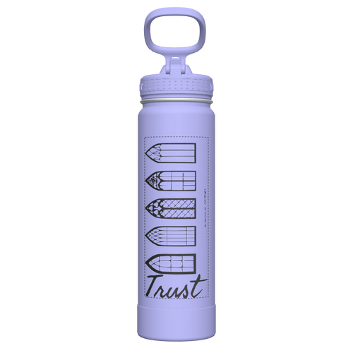 Actives Water Bottle With Straw Lid - customized