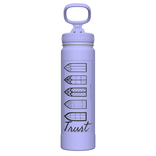 Actives Water Bottle With Straw Lid - customized